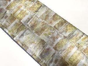 抽象模様織り出し全通袋帯